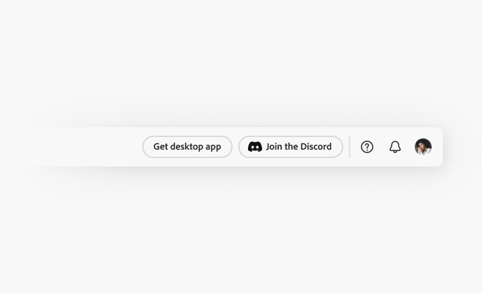 Example of incorrect usage of including too many call to action buttons. First button, label Get desktop app. Second button, label Join the Discord.