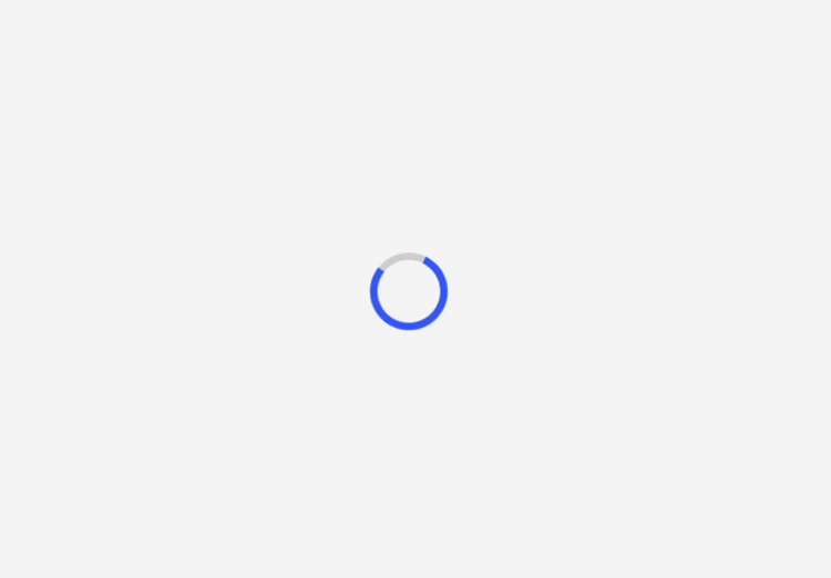 A circular progress indicator on a light gray background, showing roughly 85% complete in blue against a gray track.