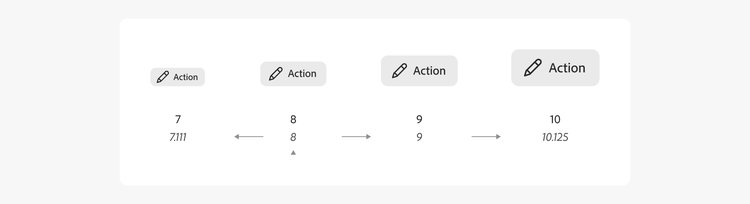 Examples showing a sampling of how object styles are combined to communicate different interactions. Similar interactions use similar object styles. This example shows different text inputs, selection states, and binary selection components, all with placeholder or generic labels.