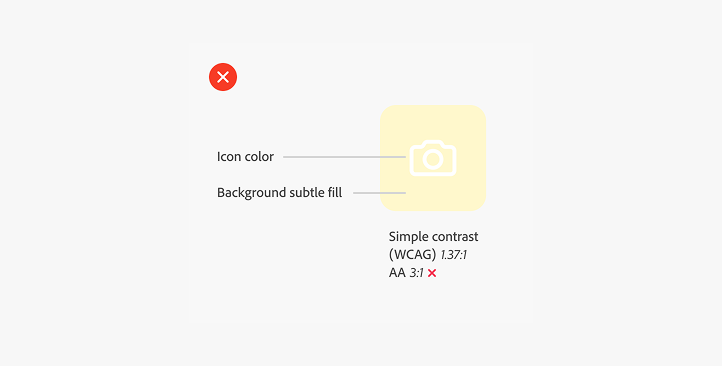 Don't combine colors in this way, because it is too bright and essentially unreadable. This also doesn't meet the required contrast ratio for accessibility.