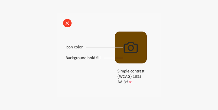 Don't combine colors. This is not visually appealing, nor does it meet the required contrast ratio for accessibility.