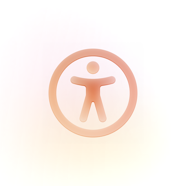 Person icon within a circle representing the Human principle