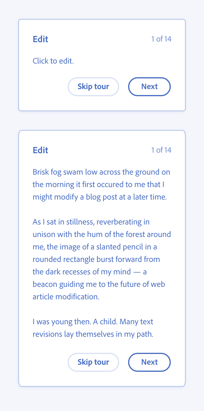 Align coach marks with the action being explained