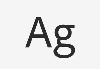 An example of Adobe Clean sans-serif font sample in letters "A" and "g" in gray 900.  