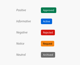 Status Badges