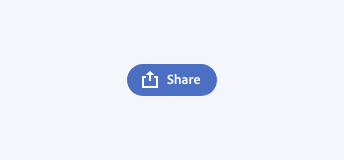 Key example showing correct usage of icon in button. Call-to-action button with icon, label Share.