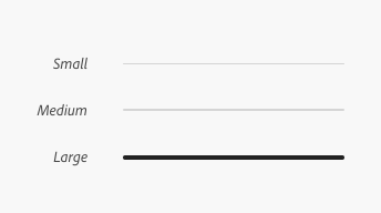 divider line