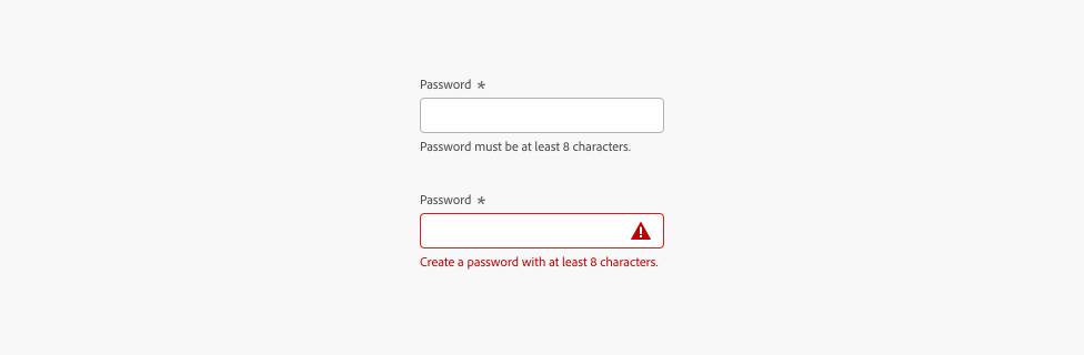 An example of help text for a password field