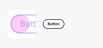 Key example showing button component with full corner rounding.