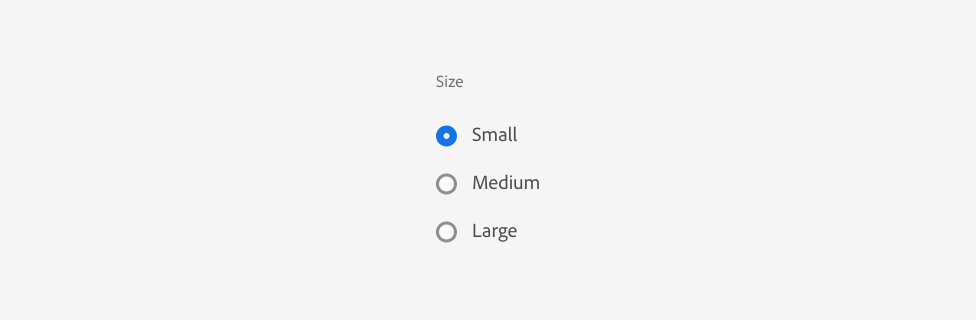 Radio button - Spectrum