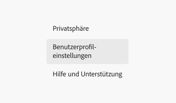 Key example of long text navigation item, in German. The text should wrap to form another line.