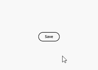 Key example of a tooltip in a neutral variant with a gray color. The tooltip fades in and out upon a cursor hover interaction with a button, label Save. Tooltip label, Saving applies your new settings right away.